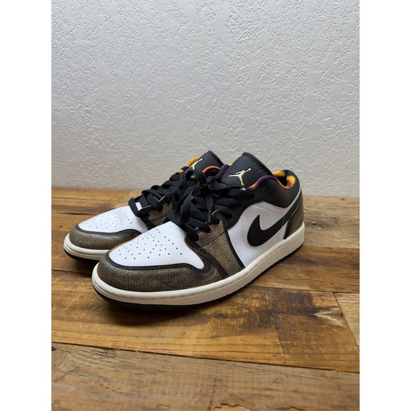 Jordan Other - Air Jordan 1 Low SE Wear-Away Black Onyx White DQ8422-001 Mens 10